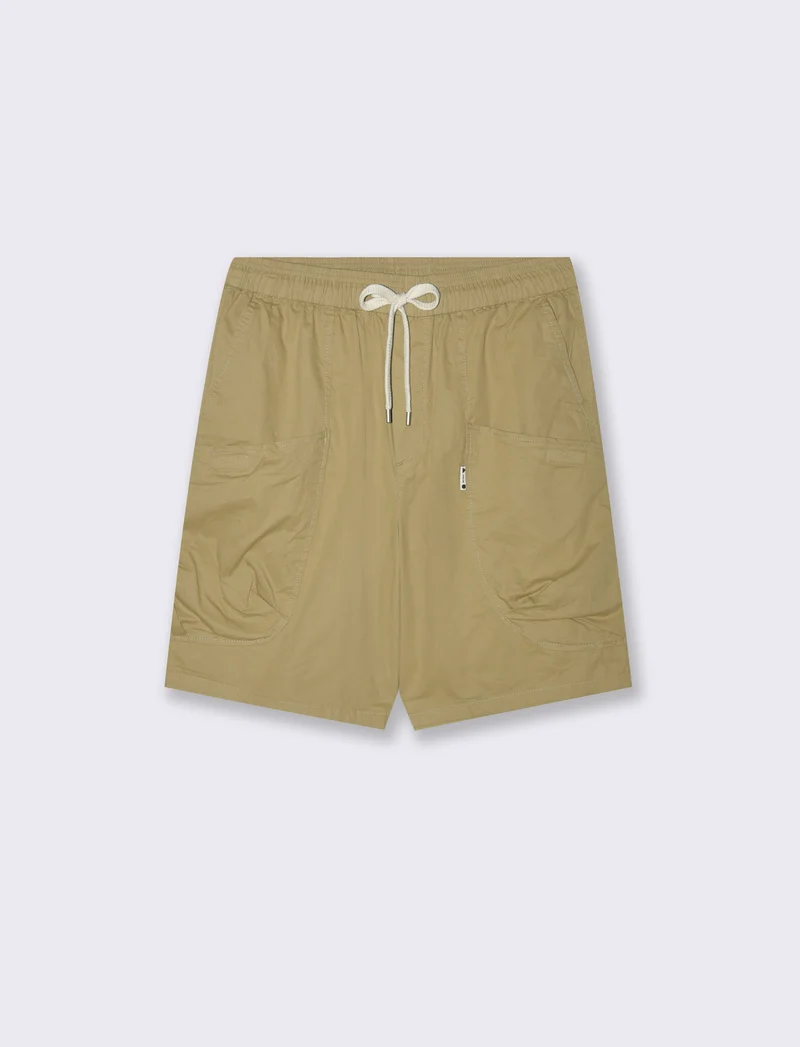 Bermuda jogger cargo relaxed fit da uomo - Verde salvia