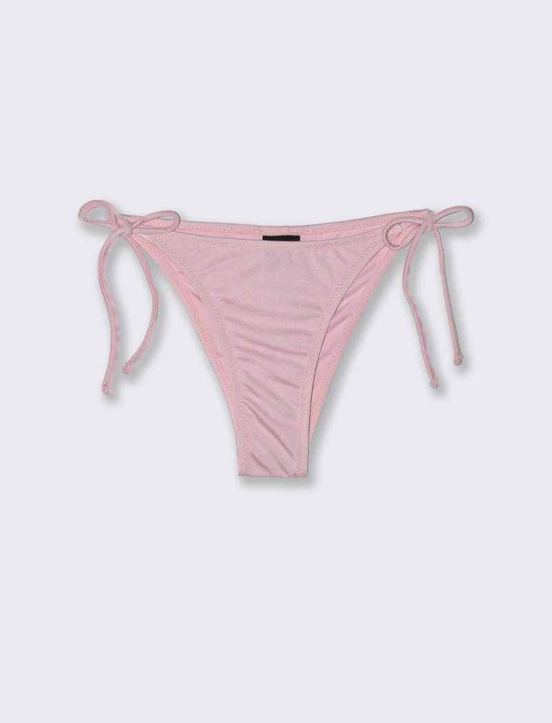 Slip mare donna con laccetti - Rosso
