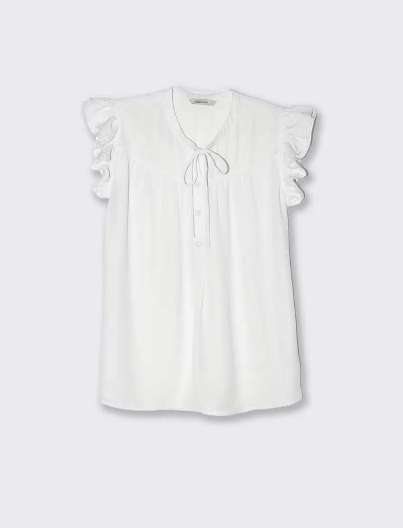 Casacca giromanica da donna - Bianco
