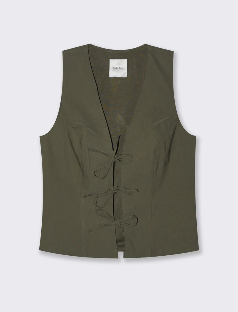 Gilet con laccetti da donna - Ve.milit.