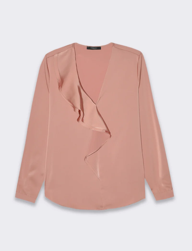 Casacca con rouches - Rosa