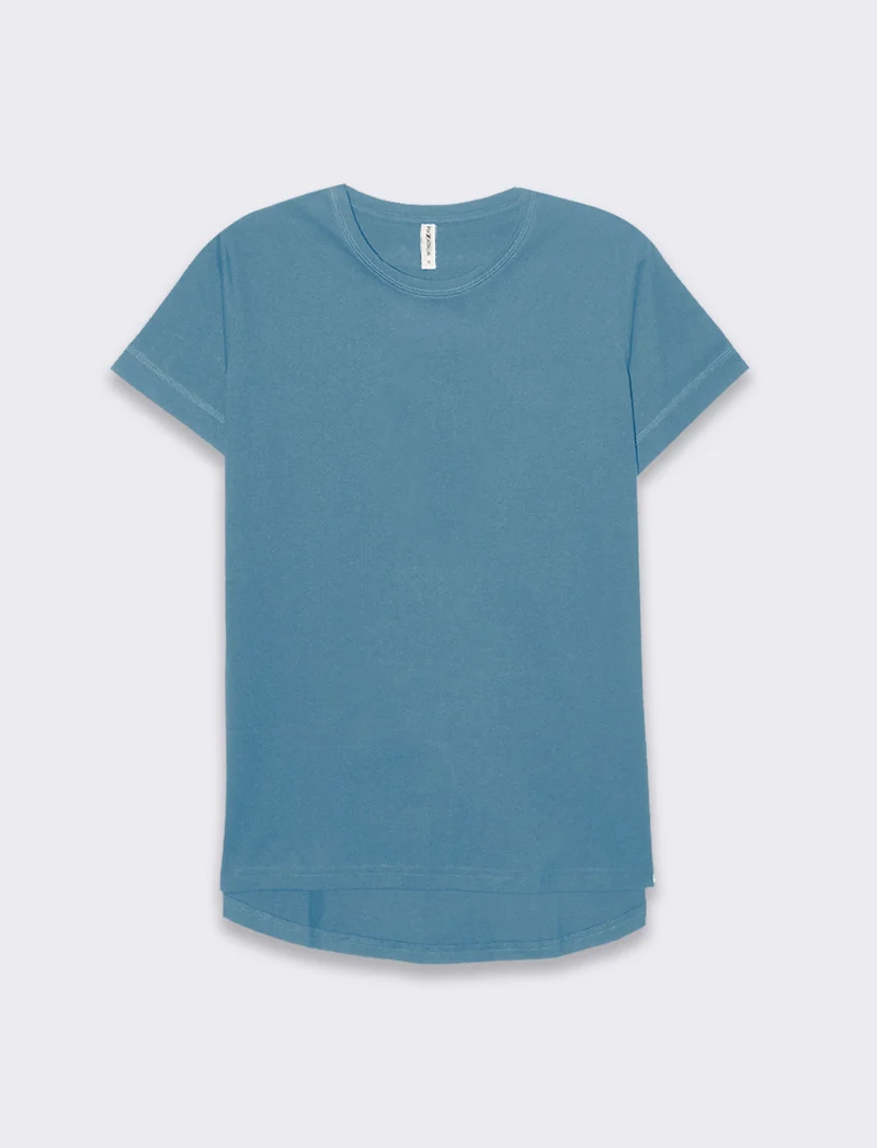 T-shirt basica da donna - Denim