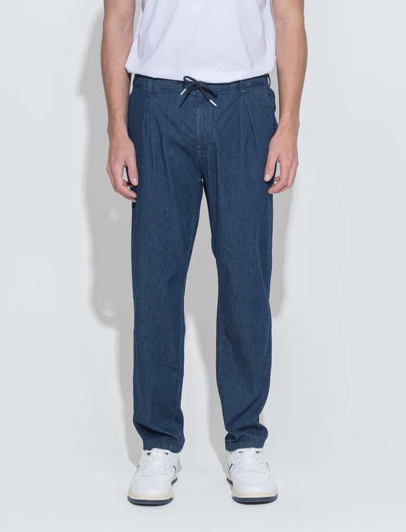 Jeans chino jogger da uomo - Denim