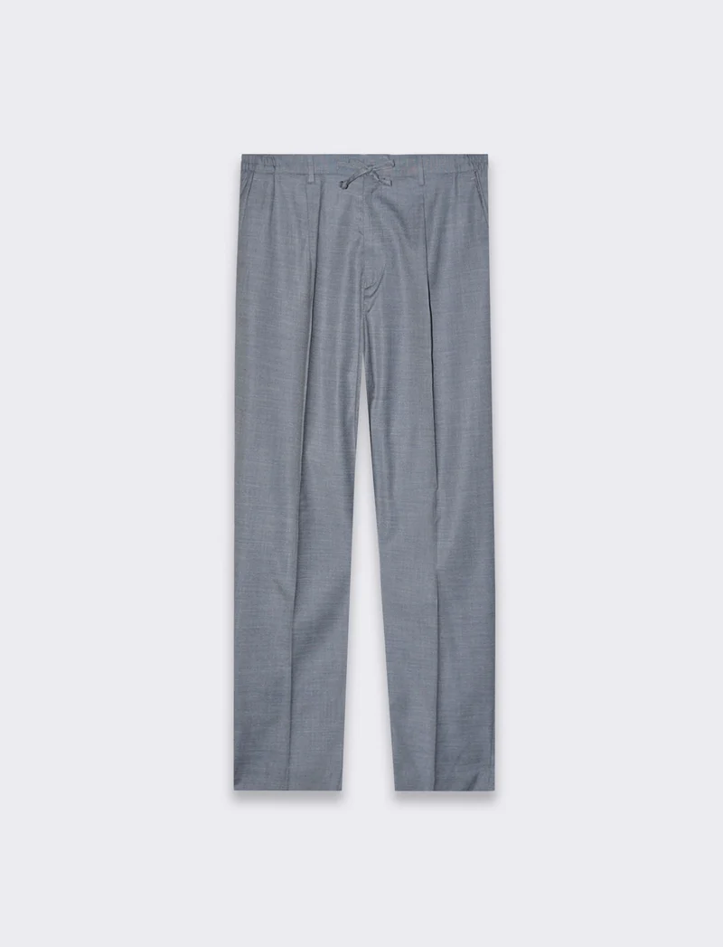 Pantaloni da completo formal fit da uomo - Blu