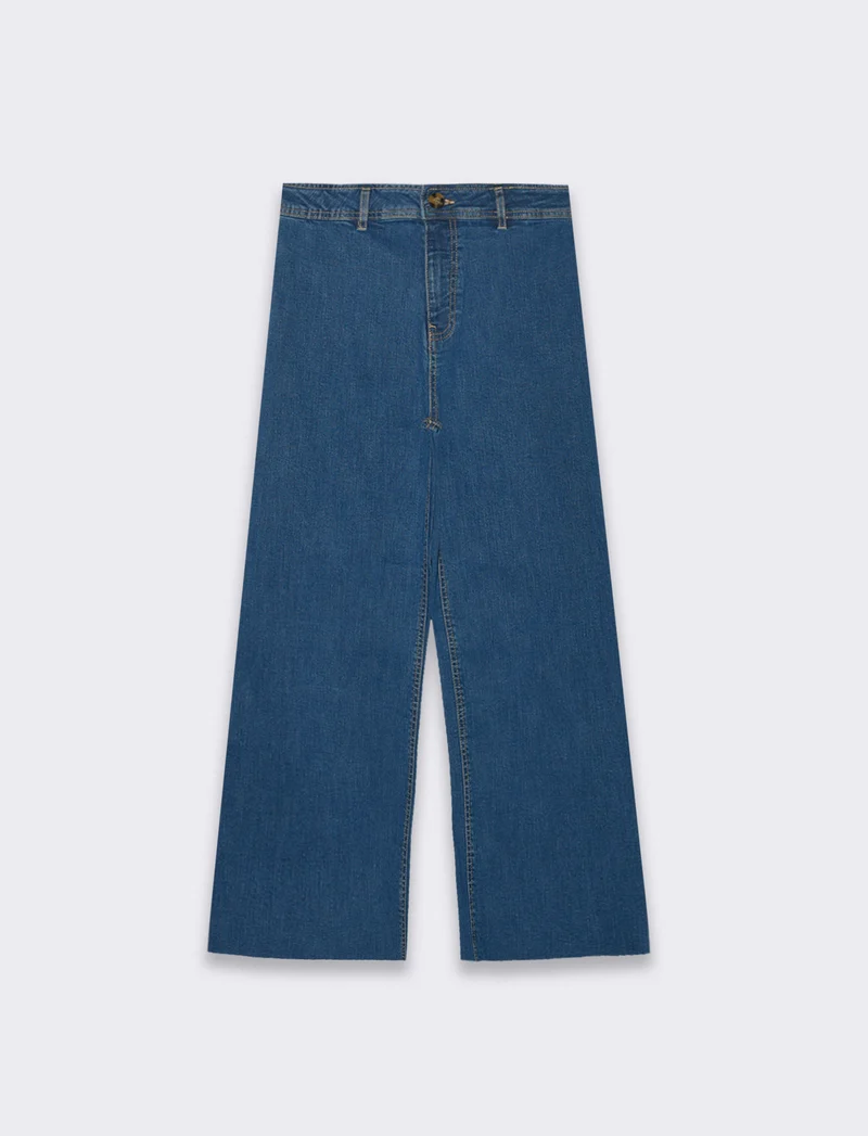 Jeans alla caviglia da donna - Denim