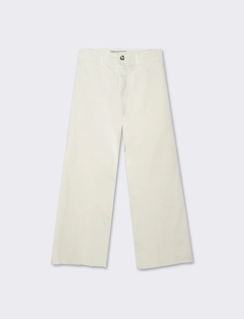 Jeans alla caviglia da donna - Bianco