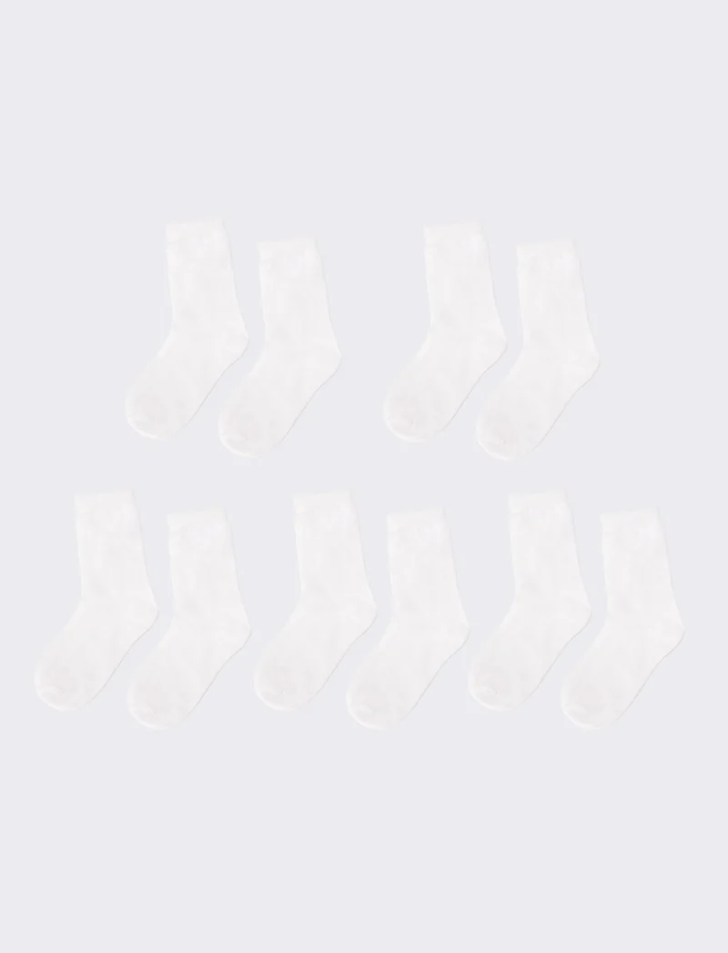 Calzini bambino set 5 paia - Bianco