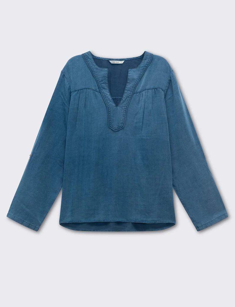 Casacca manica lunga da donna - Denim