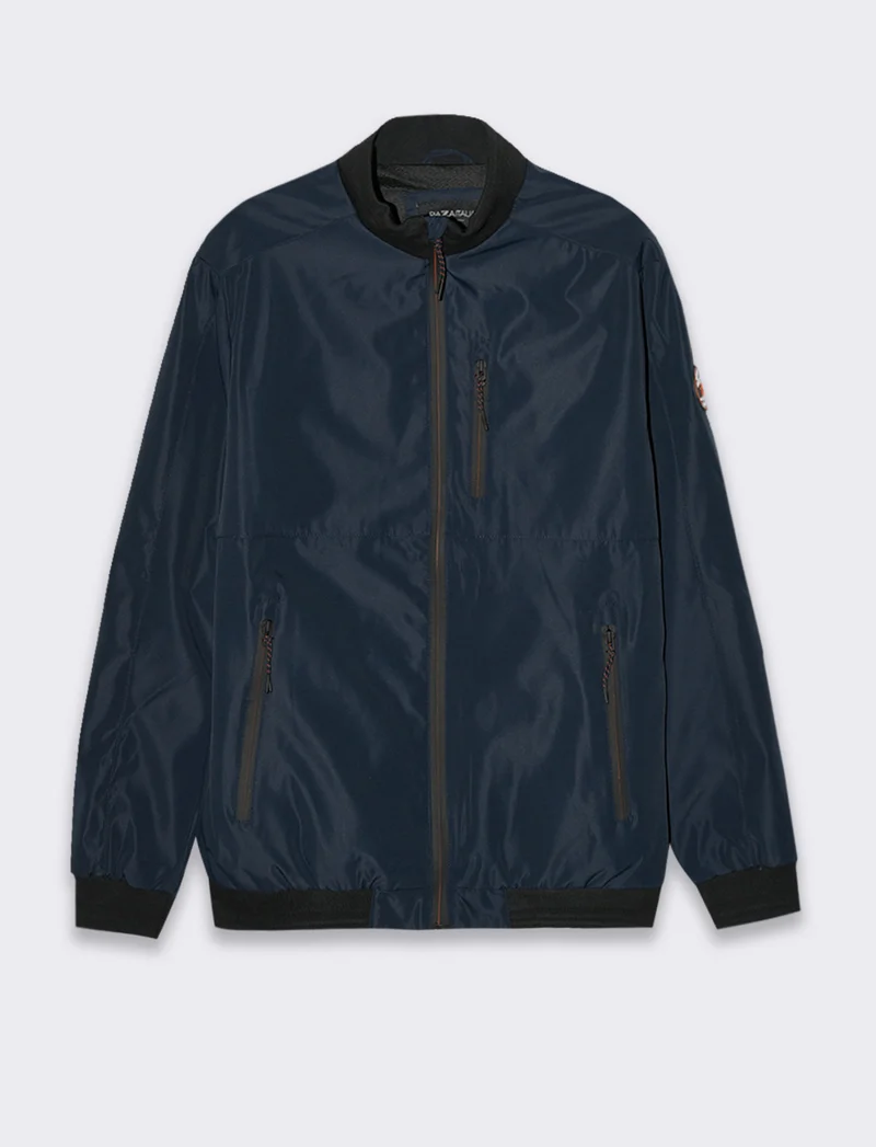 Giubbotto antivento sportivo da uomo - Blu