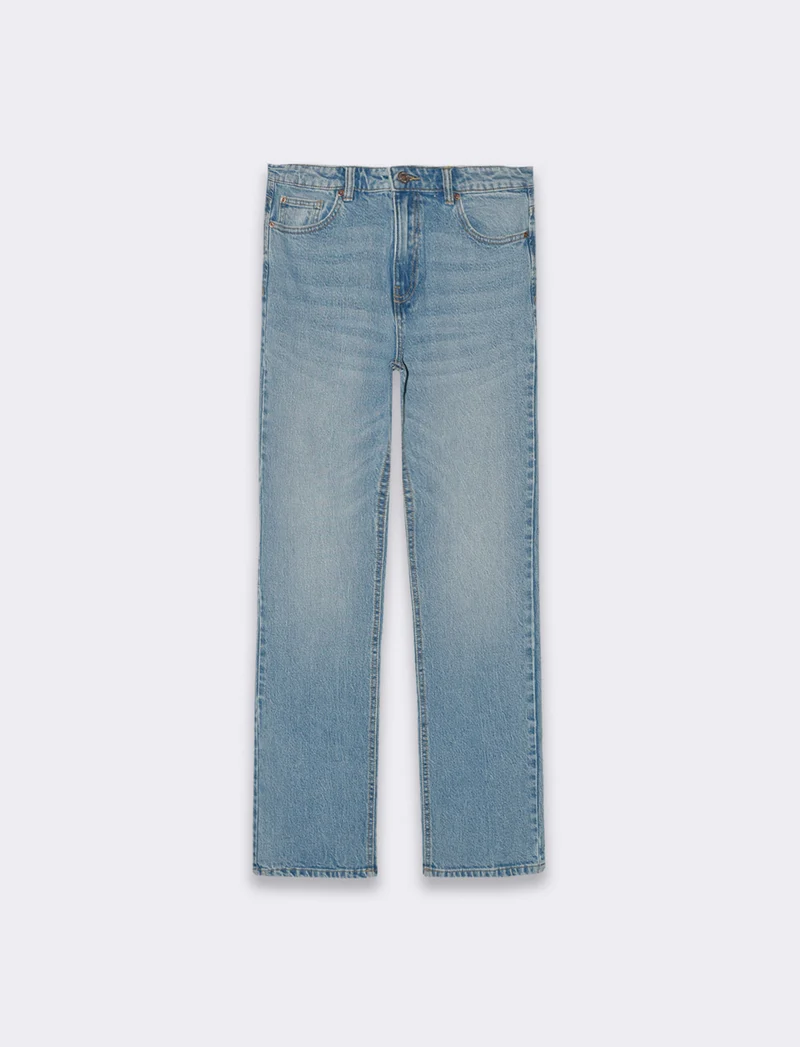 Jeans gamba diritta da donna - Denim chiaro