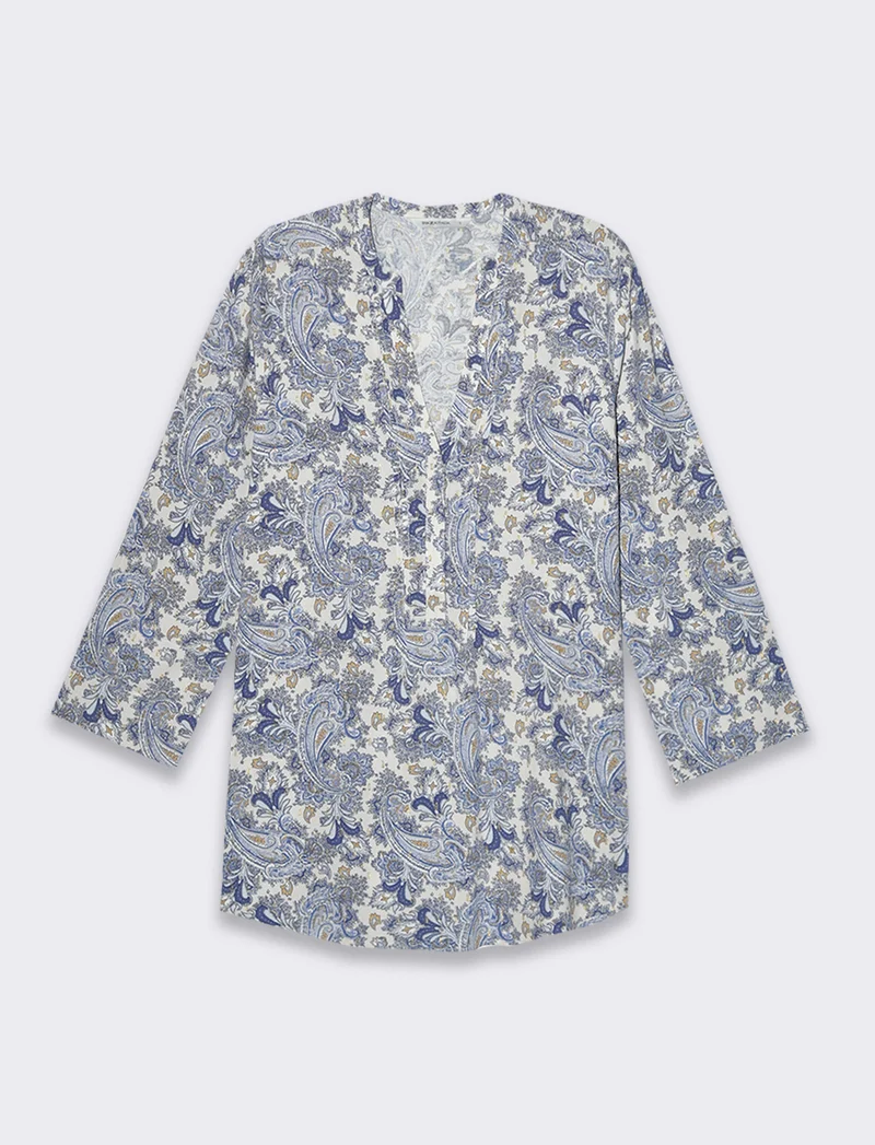 Casacca manica lunga stampata da donna - var 1