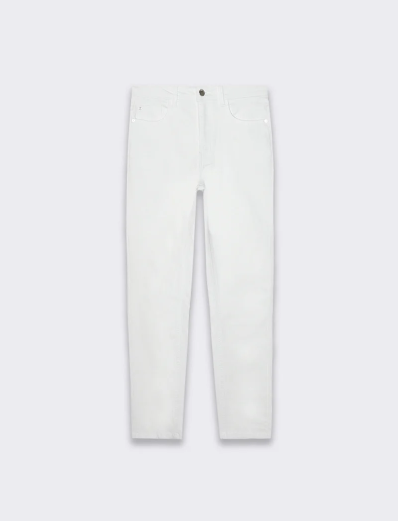 Pantalone skinny colored da donna - Bianco