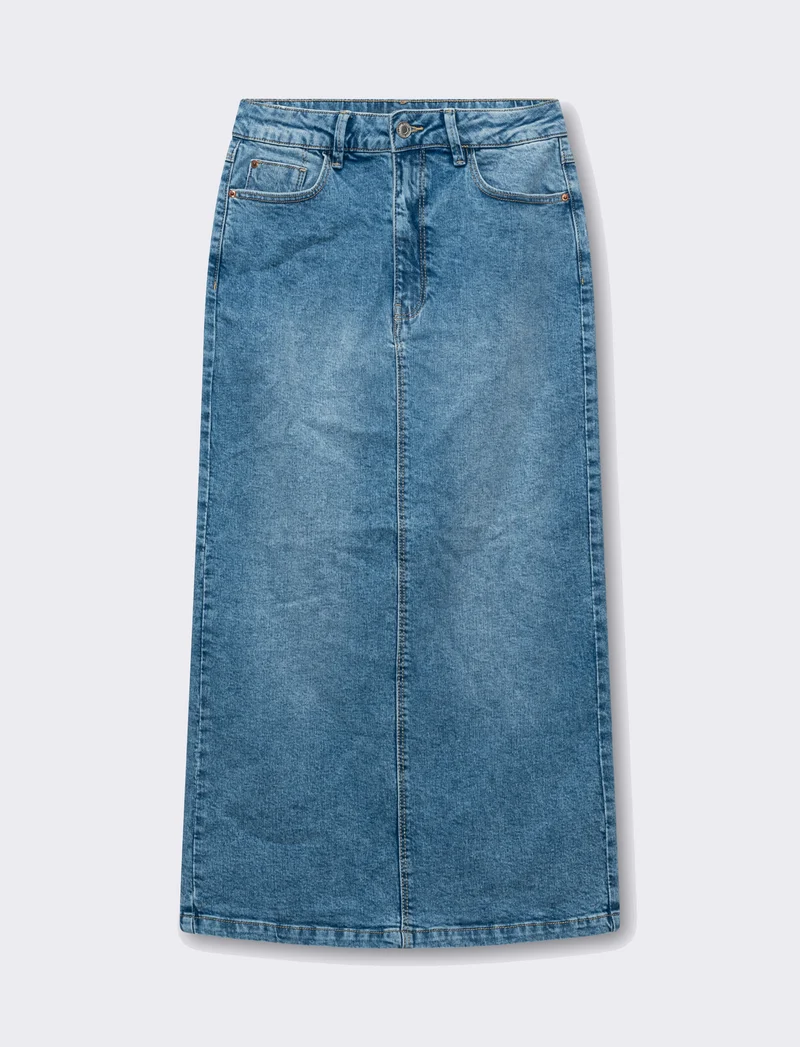 Longuette denim da donna - Denim