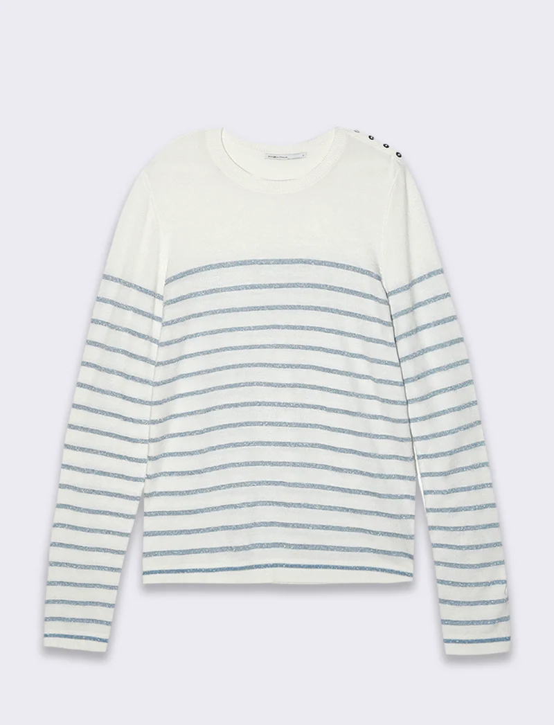 Maglia manica lunga da donna - Denim