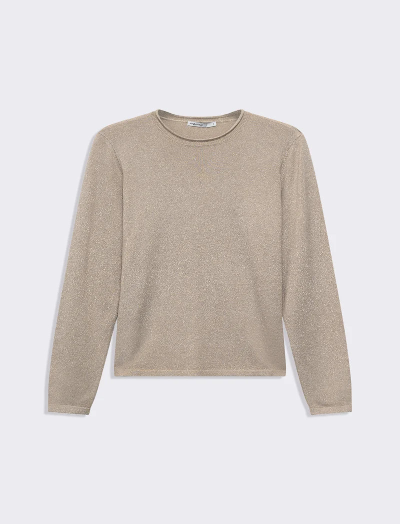 Maglia manica lunga da donna - Sabbia