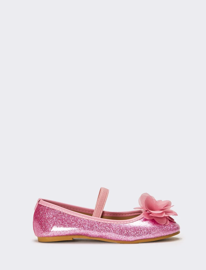 Ballerina da bambina con fiore - Rosa