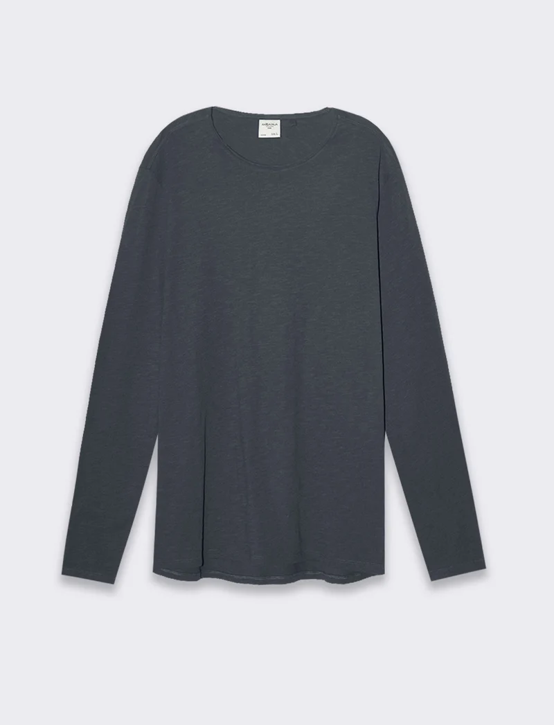 T-shirt basic in cotone slub da uomo - Avion