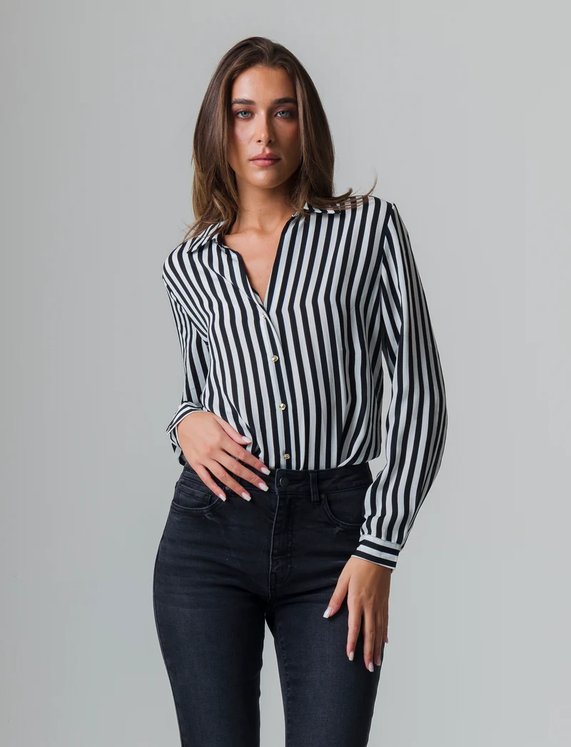 Camicia stampata da donna - var 2